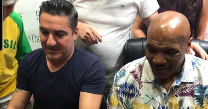 Maurício Pirchio e Sua Família Recebidos por Mike Tyson em Las Vegas