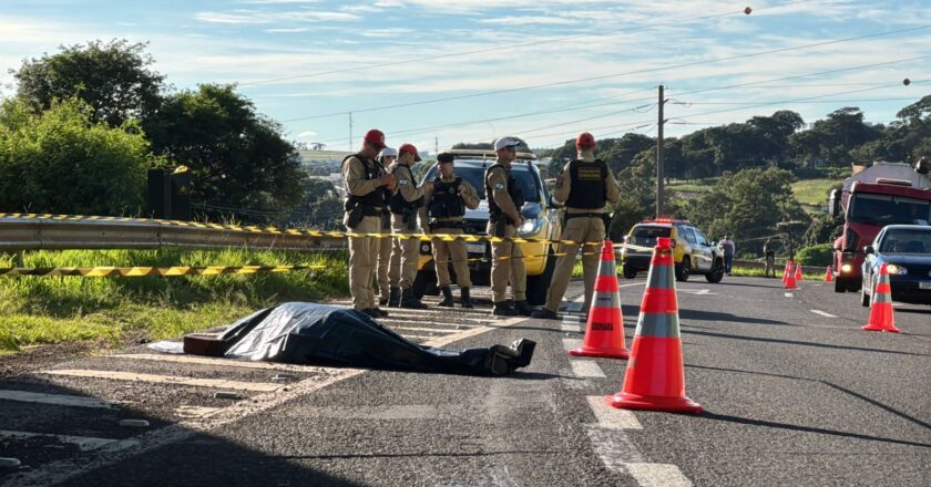 Tragédia na BR-467: Motorista atropela e mata homem em Cascavel