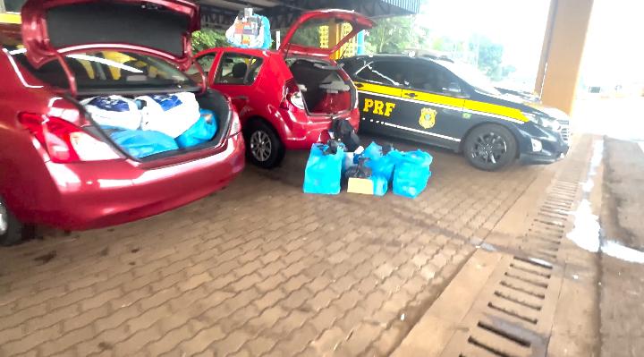 PRF desmantela transporte de produtos ilegais na BR-277, em Cascavel