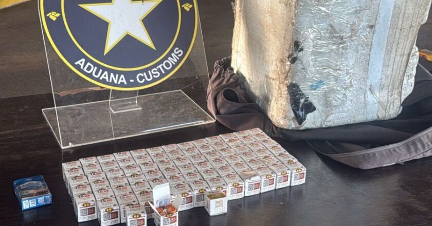 Isopor seco serve como camuflagem para medicamentos contrabandeados na fronteira