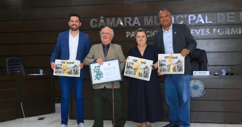 Câmara Municipal de Cascavel celebra meio século de história do Jornal O Paraná