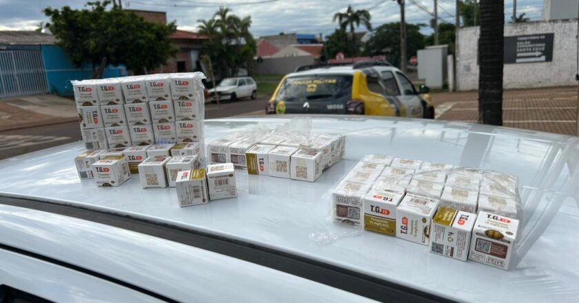 Polícia Rodoviária captura contrabando de vinhos e medicamentos na BR-277 em Cascavel