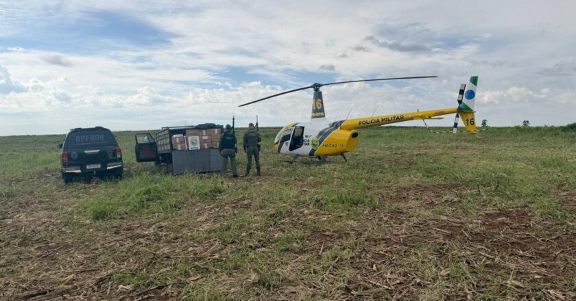 Homem detido após intensa perseguição e apreensão de 3 mil pacotes de cigarros ilegais no Paraná